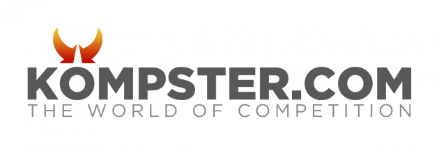 Kompster Logo White 1200 x 400