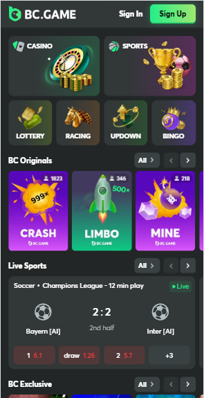 Experience Premium - BC.Game Online Casino for High Rollers 1 Experience Premium - BC.Game Online Casino for High Rollers 1