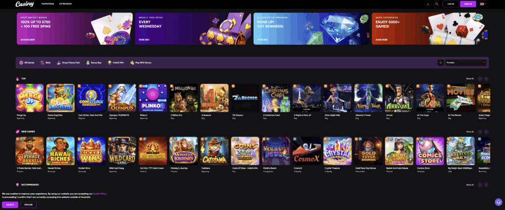 Discover the Exciting Offers of Casiny Casino No Deposit Bonuses