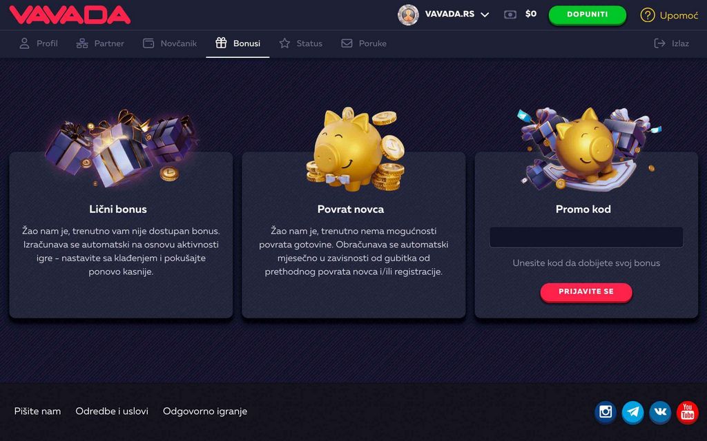 Vavada|Зеркальная ссылка + Бесплатные вращения без депозита